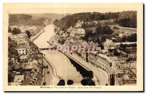 Cartes postales Morlaix Vue prise du Viaduc