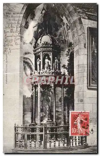 Cartes postales Morlaix Le Baptistere de l Eglise Saint Melaine