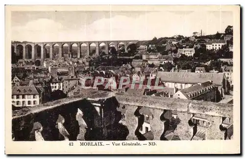 Cartes postales Morlaix Vue Generale de la Ville