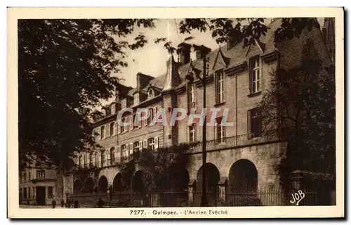 Ansichtskarte AK Quimper Quimper L Ancien Eveche