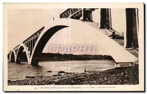 Cartes postales Plougasnou Le Pont Derniers travaux