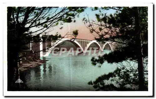 Cartes postales Brest Pont de Plougasnou a travers les pins