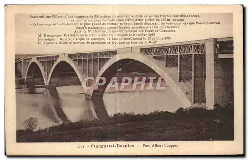 Ansichtskarte AK Plougastel Daoulas Pont Albert Louppe