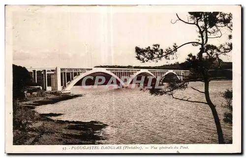 Cartes postales Plougastel Daoulas Vue generale du Pont