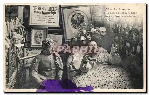 Cartes postales La Louvesc Le Tombeau de St J F Regis dans la Chapelle mortuaire