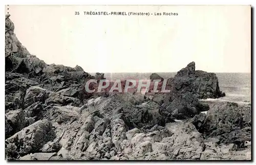 Cartes postales Tregastel Primel Les Rochers