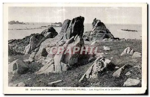 Ansichtskarte AK Environs de Plougasnou Tregastel Primel Les Aiguilles et le Guetteur