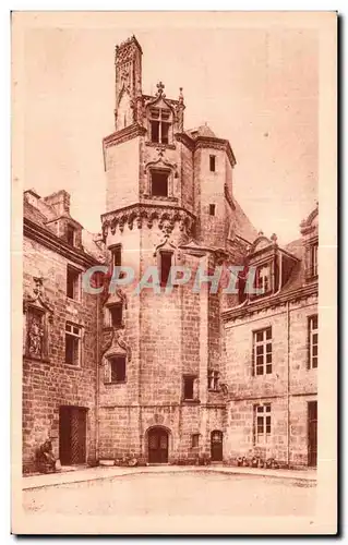 Ansichtskarte AK Quimper Ancien Palais Episcopal Tourelle du XVI siecle