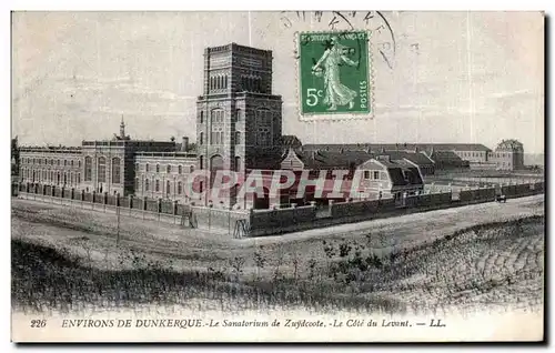 Ansichtskarte AK Environs de Dunkerque Le Sanatorium de Zuydcoote Le Cote du Levant