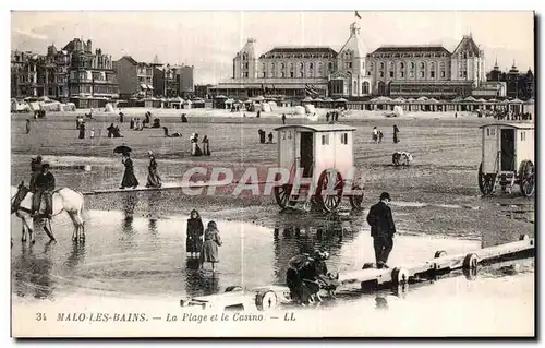 Cartes postales Malo les Bains La Place et le Casino