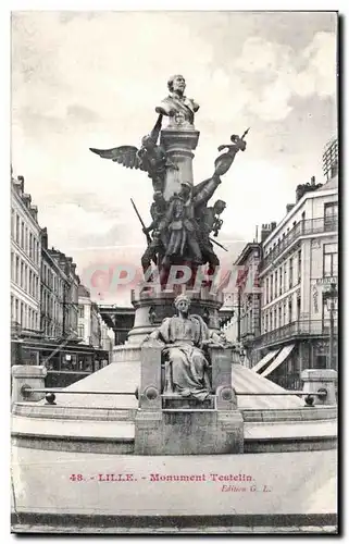 Cartes postales Lille Monument Testelin