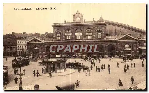 Cartes postales Lille La Gare