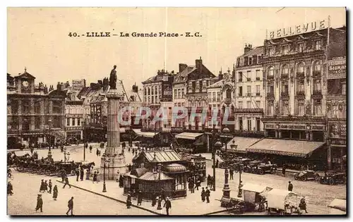 Cartes postales Lille La Grand Place