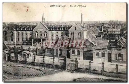 Cartes postales Dunkerque Vue de l Hopital