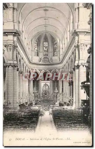 Ansichtskarte AK Douai Interieur de l Eglise St Pierre