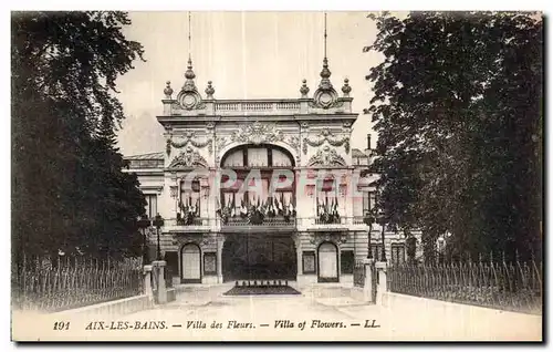 Cartes postales Aix les Bains Villa des Fleurs Villa of