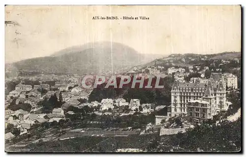 Cartes postales Aix Les Bains Hotels et Villas