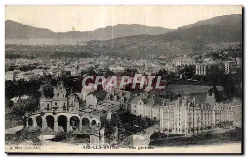 Cartes postales Aix Les Bains Vue generale