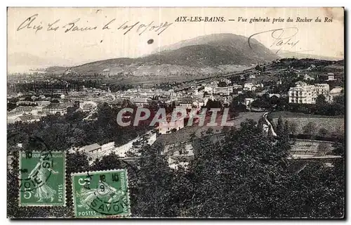 Ansichtskarte AK Aix Les Bains Vue generale prise du Rocher du Roi