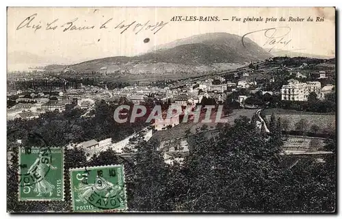 Cartes postales Aix Les Bains Vue generale prise du Rocher du Roi