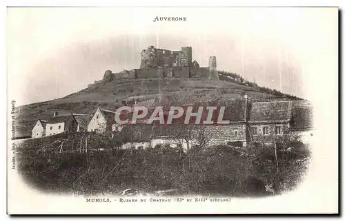 Cartes postales Murols Ruines du Chateau