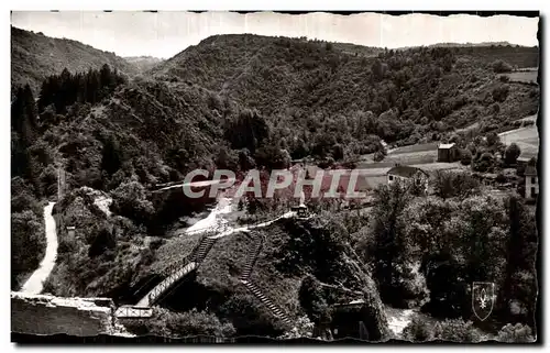 Cartes postales Chateauneuf Les Bains Vierge du Pic Atibert et la Sioule