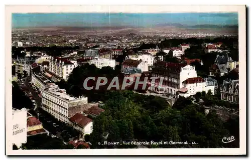 Cartes postales Royat Vue Generale Royat et Clermont