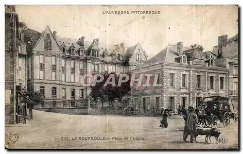 Cartes postales L Auvergne Pittoresque La Bourboule Place de I Hotel