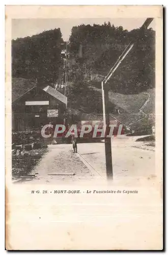 Cartes postales Mont Dore Le Funiculaire du Capucin