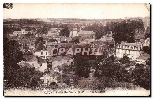 Cartes postales Salies de Bearn Vue generale