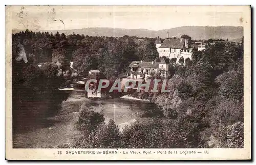 Cartes postales Sauveterre de Bearn Le Vieux Pont de la Legende