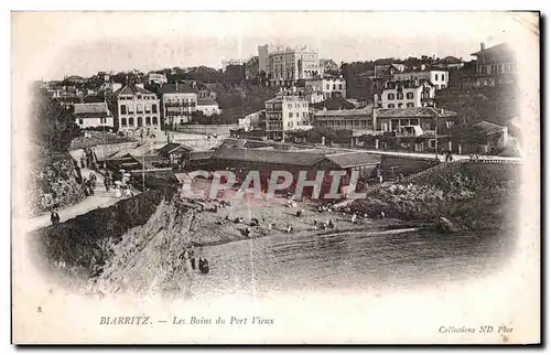 Cartes postales Biarritz Les Bains du Port Vieux