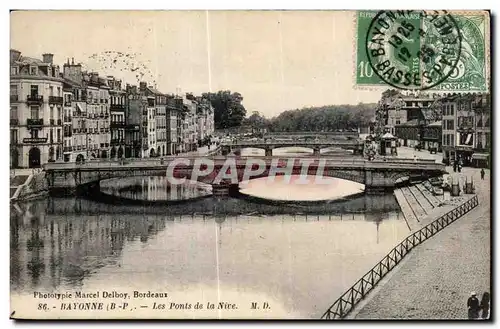 Cartes postales Bayonne Les Ponts de la Nive