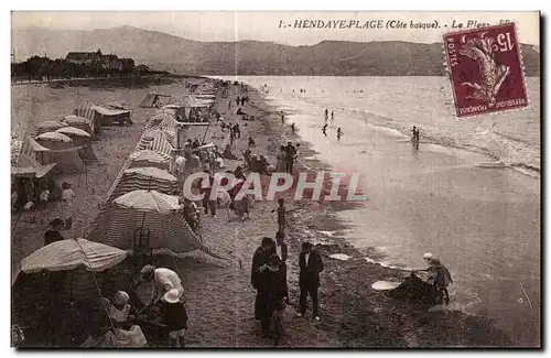 Cartes postales Hendaye Plage La Plage Est