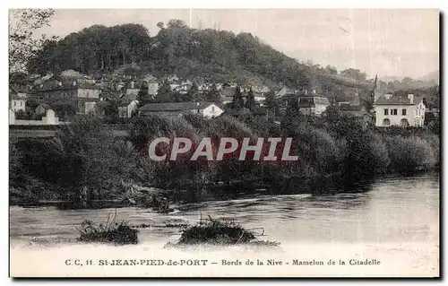 Cartes postales St Jean Pied de Port Bords de la Nive Mamelon de la Citadelle