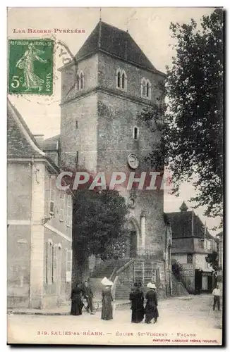 Cartes postales Salies De Bearn Eglise St Vincent