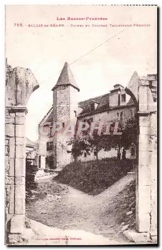 Cartes postales Salies on Searn Ruines du Chateau Talleyrand Perigord