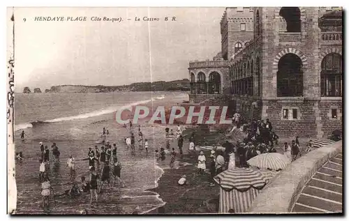 Cartes postales Hendaye Plage Le casino