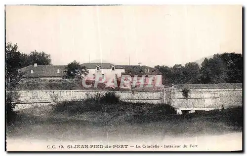 Cartes postales St Jean Pied de Port Porte La Citadella Interieur du Fort