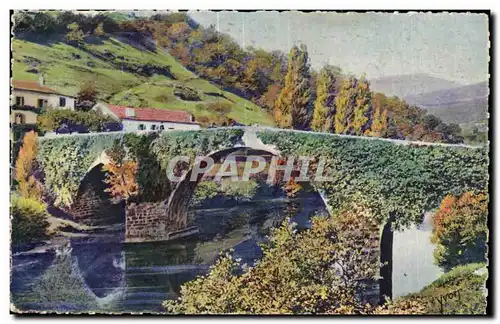 Ansichtskarte AK La Douce France Le Pays Basque Bidarray Le tres pittoresque et vieux pont en dos d ane sur la Ni