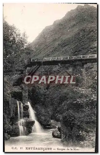 Cartes postales Esterencuby Gorges de la Nive