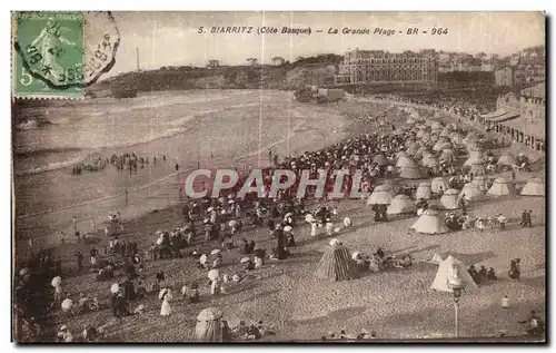 Cartes postales Biarritz La Grande Plage