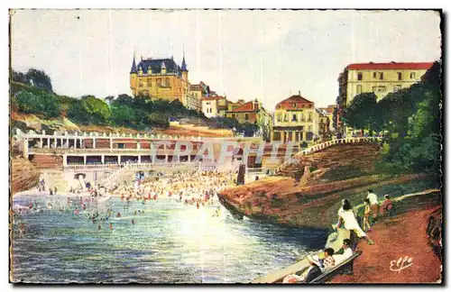 Cartes postales Pyrenees Ocean Barritz Le Port Vieux