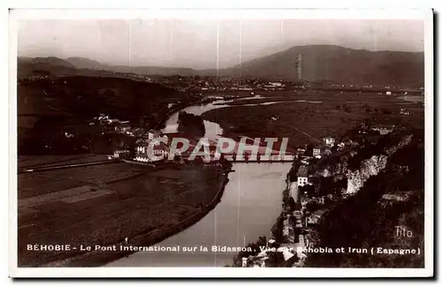 Ansichtskarte AK Behobie Le Pont International sur la Bidassoa