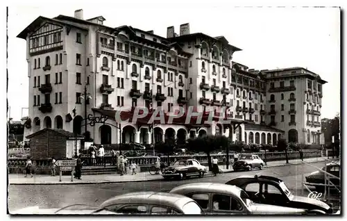 Ansichtskarte AK Hendaye Frontiere Franco Espagnole L Hotel Eskualduna