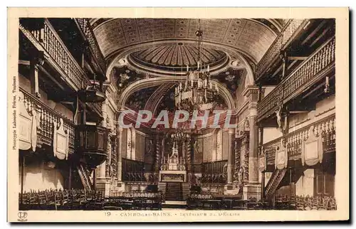 Cartes postales Cambo Les Bains Interieur de l eglise