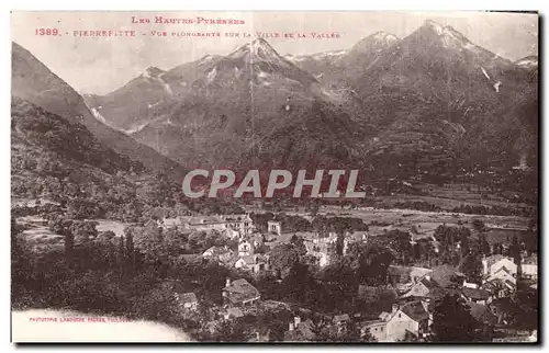 Cartes postales Pierrefitte Vue plongeante sur la ville et la vallee