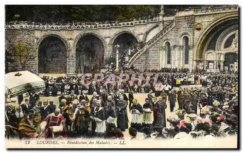 Cartes postales Lourdes Benediction des Malades