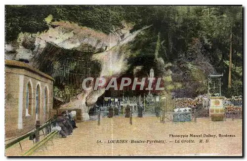 Cartes postales Lourdes (Hautes Pyrenees) La Grotte