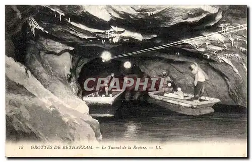 Cartes postales Grottes De Betharram Le Tunnel de la Riviere